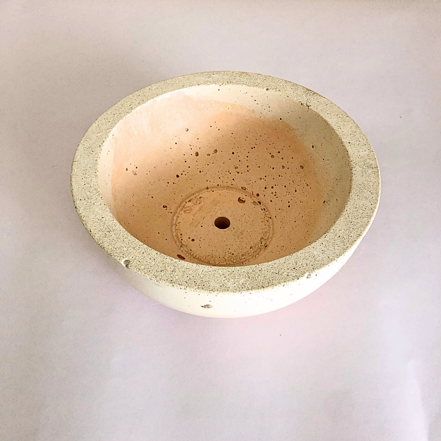 RL Stone - Round Concrete Bowl Planters