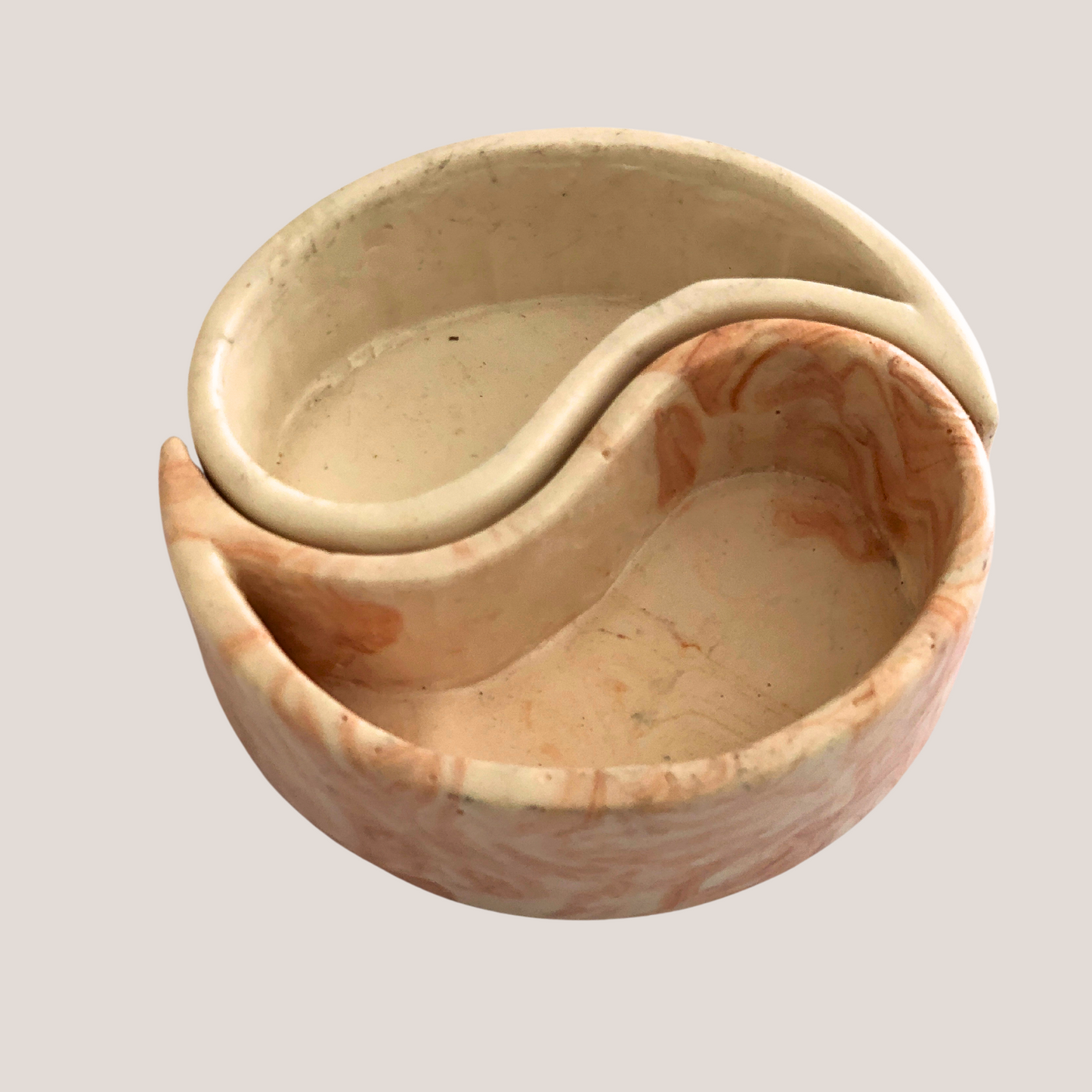 RL Stone Concrete Design - Multipurpose Yin Yang Conrete Bowls