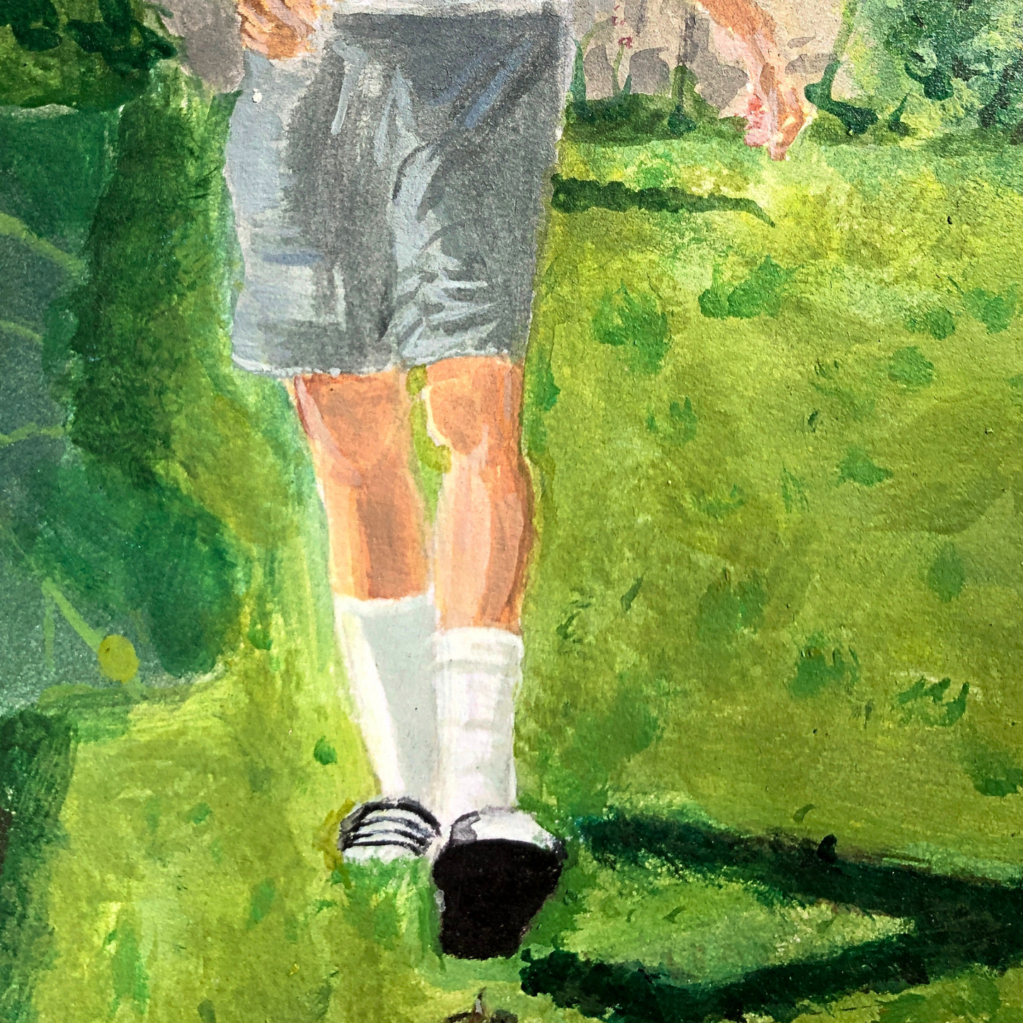 Moments Before Disaster (Acrylic Painting on Bristol Paper) - Balthazar Erasmus- SOLD