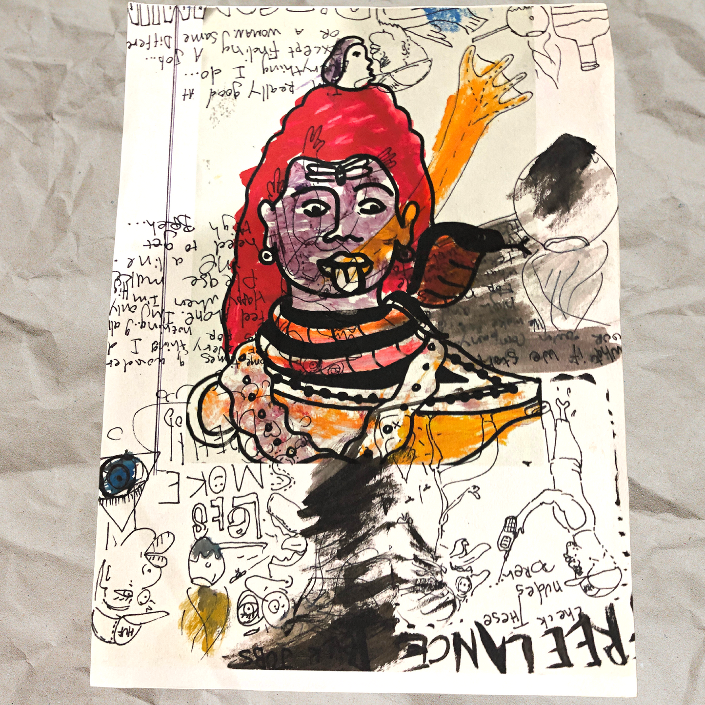 Dominick Pettersson & Montle Moorosi - "Indian Freelance" - Original Misprint - A3