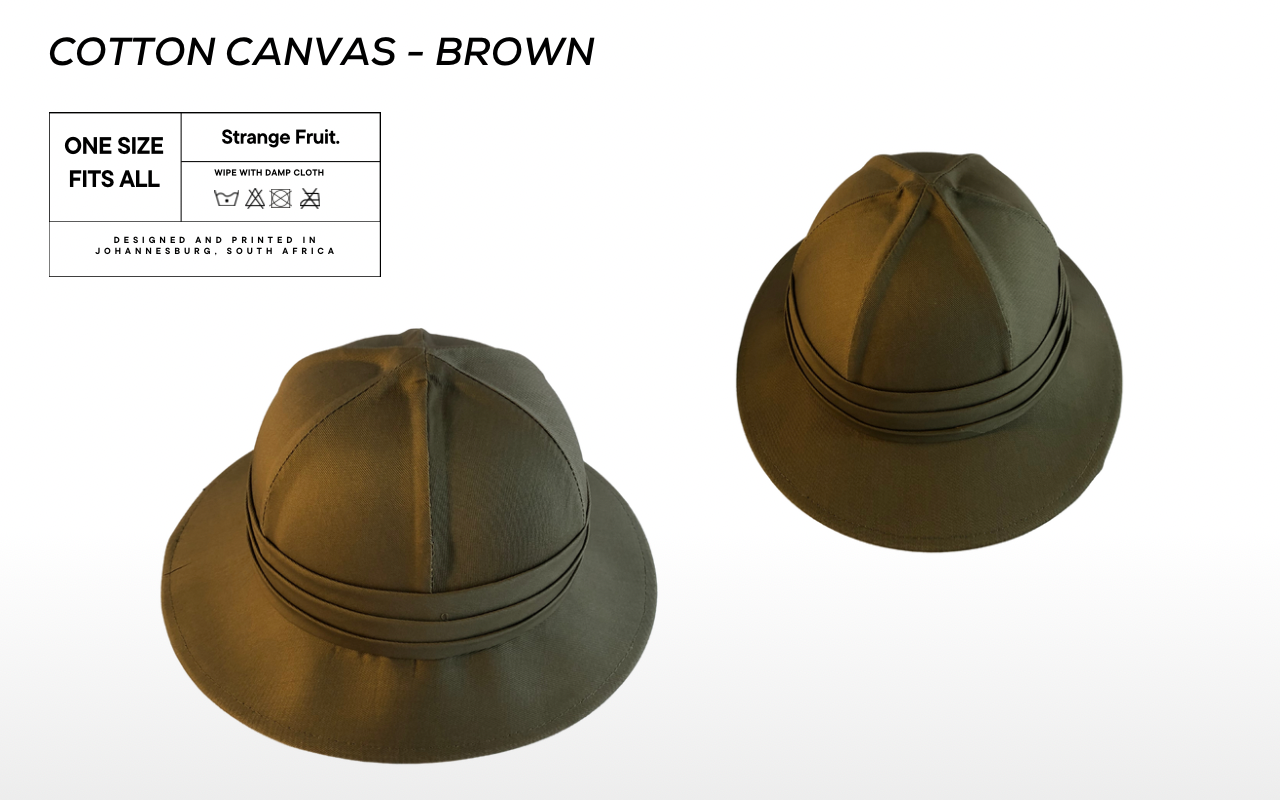 Strange Fruit -Safari Pith Hat - Strange Fruit