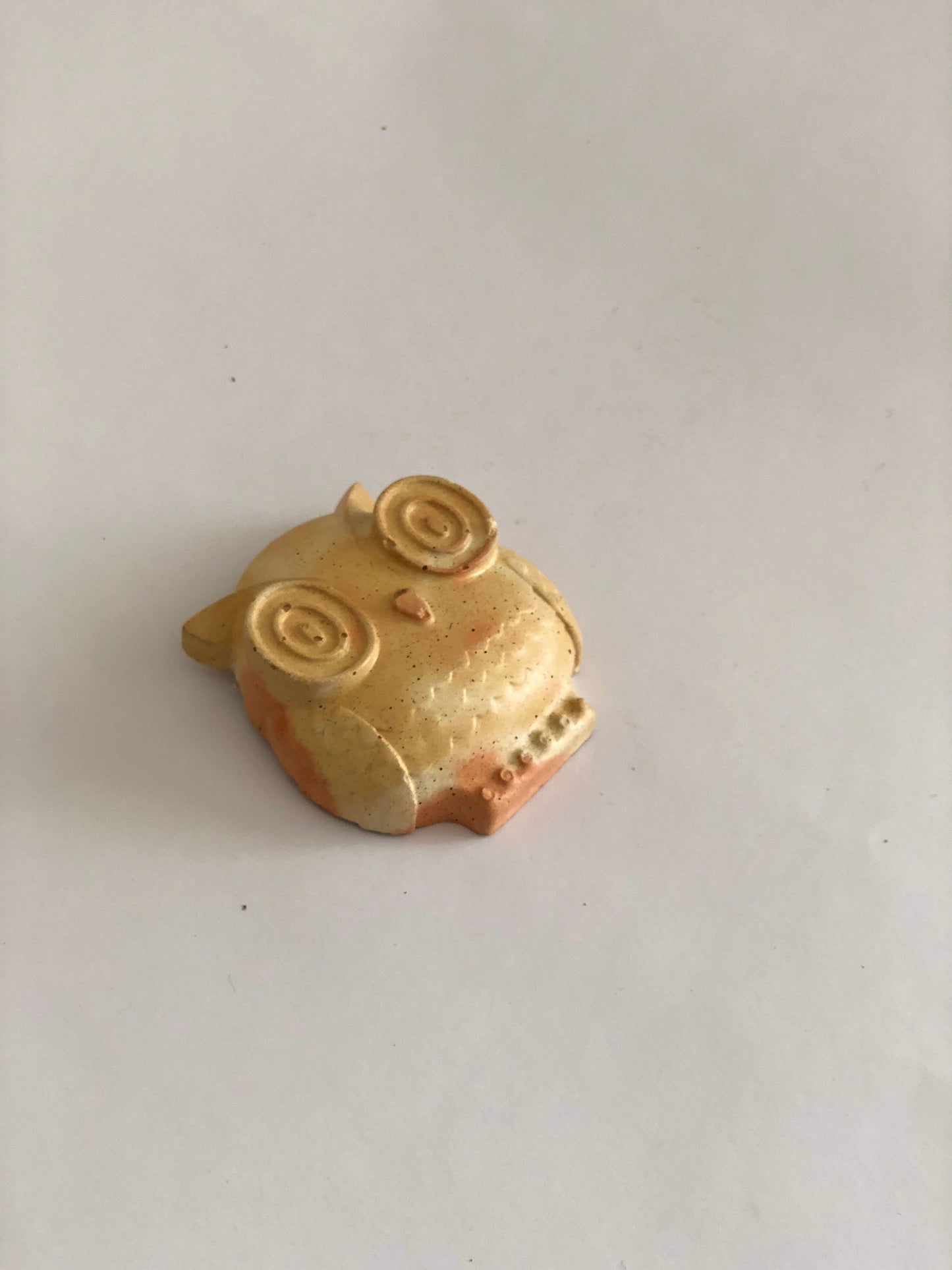 RL Stone Concrete Design - Owl Paper Weight / Wall Ornament