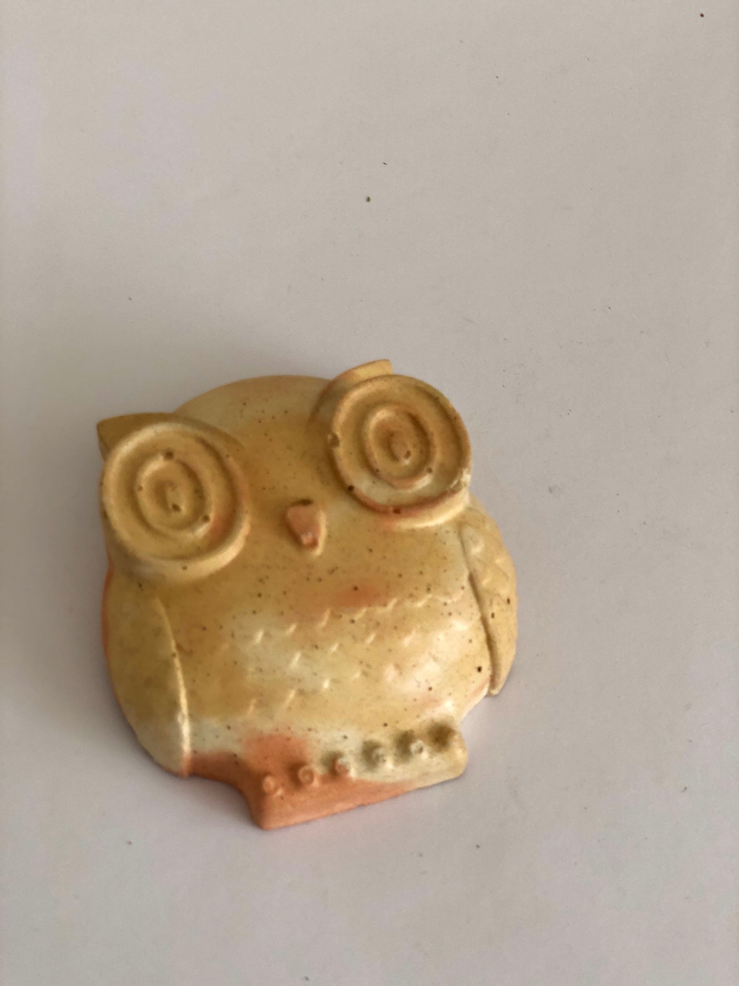 RL Stone Concrete Design - Owl Paper Weight / Wall Ornament