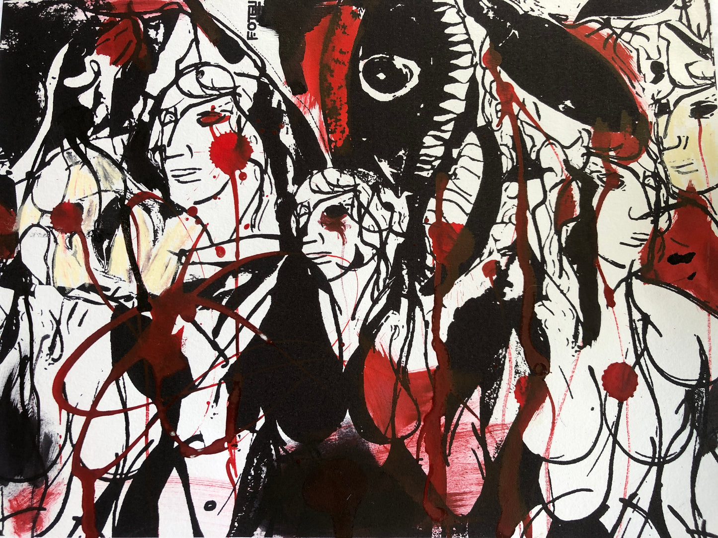 Kelvin Ndonda - " A Woman Under The Influence" - Original Print - (A3 , Gloss & Archival Paper)