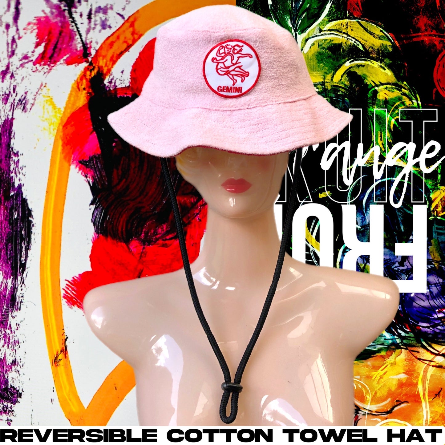 Strange Fruit - Horror-Scope Hogwash "Gemini"Reversible Towel Bucket Hat