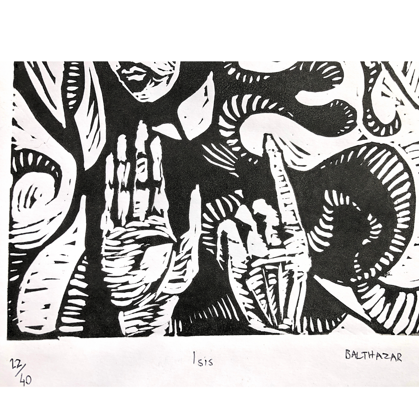 Isis - Balthazar Erasmus (Limited Edition, Original Lino Cut Prints)