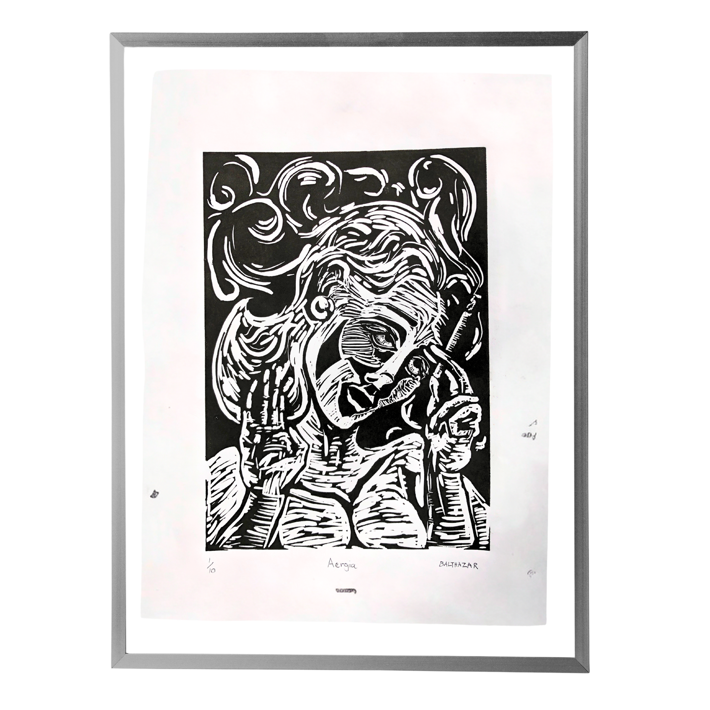 Aergia - Balthazar Erasmus (Limited Edition, Original Lino Cut Prints)