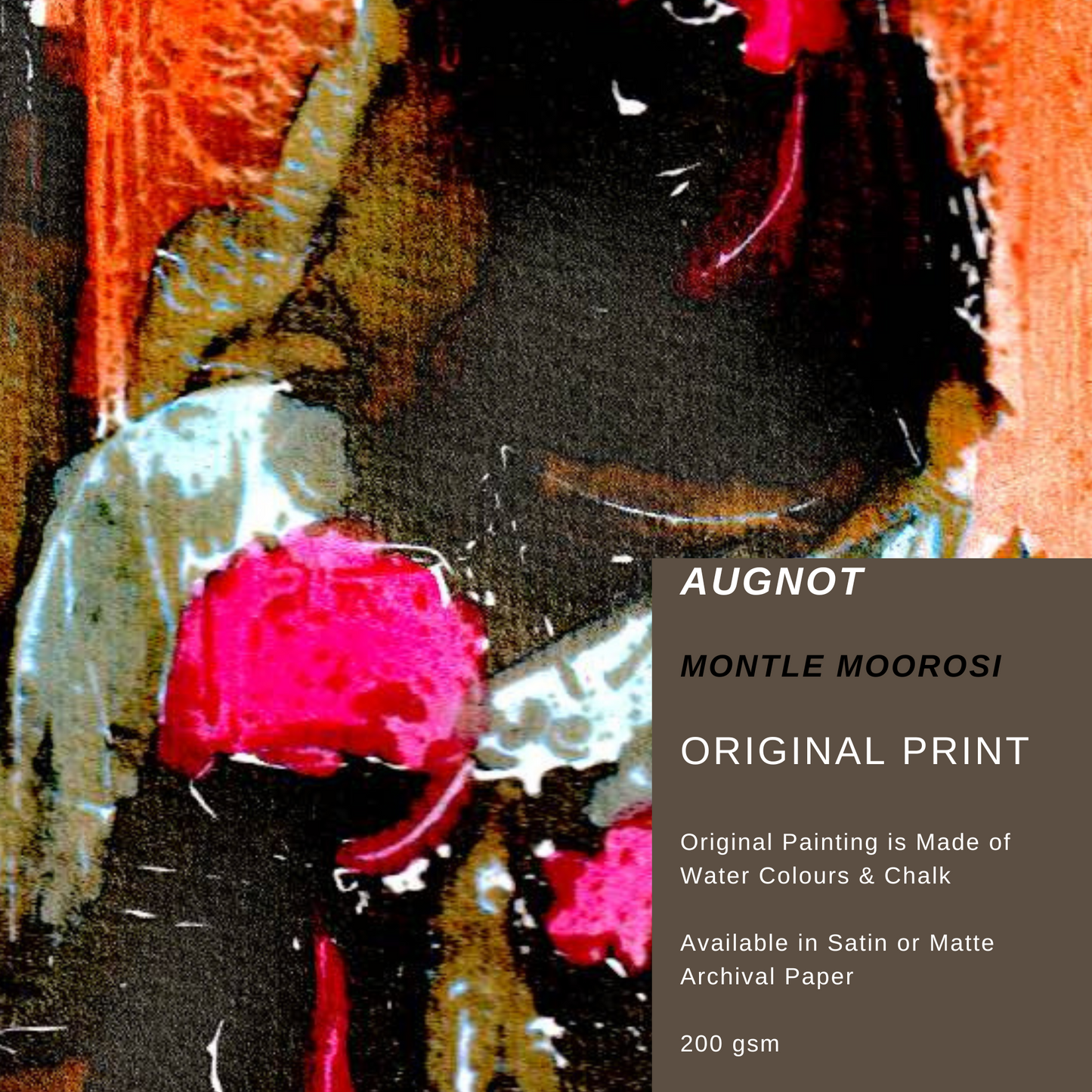 Montle Moorosi - " Agunot " - Original Print (A3, Matt Archival Paper & Satin Luster)