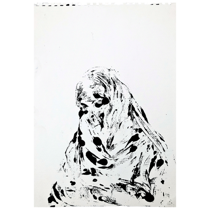 Niqab II - Montle Moorosi - Original Monotype Print