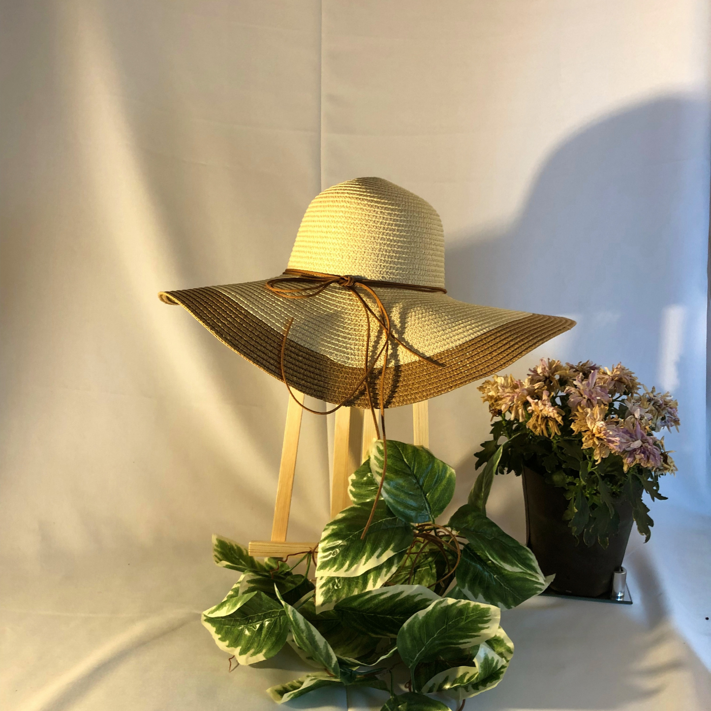 Strange Fruit : Womens Cubana Straw Hat - Brown & Tan - SALE