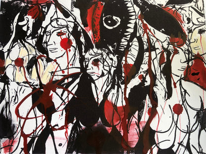 Kelvin Ndonda - " A Woman Under The Influence" - Original Print - (A3 , Gloss & Archival Paper)
