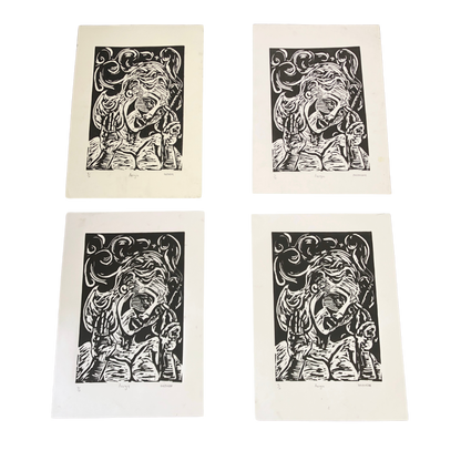 Aergia - Balthazar Erasmus (Limited Edition, Original Lino Cut Prints)