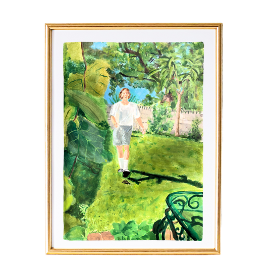 Moments Before Disaster (Acrylic Painting on Bristol Paper) - Balthazar Erasmus- SOLD